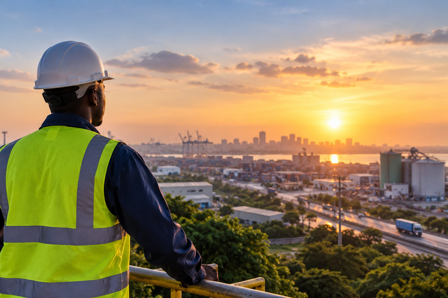 Professionals collaborating on infrastructure that supports growing communities
