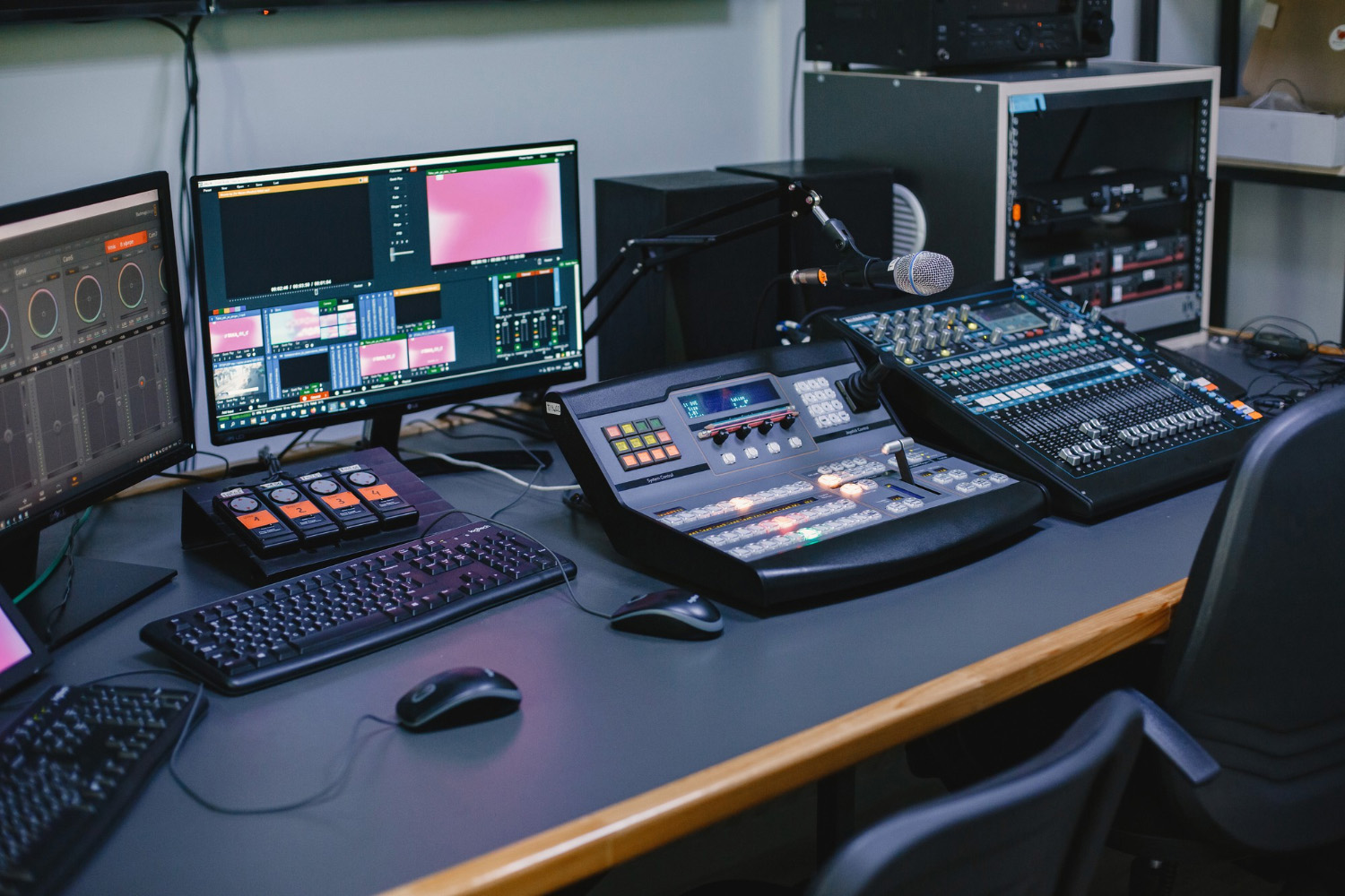 Metro TV production control room